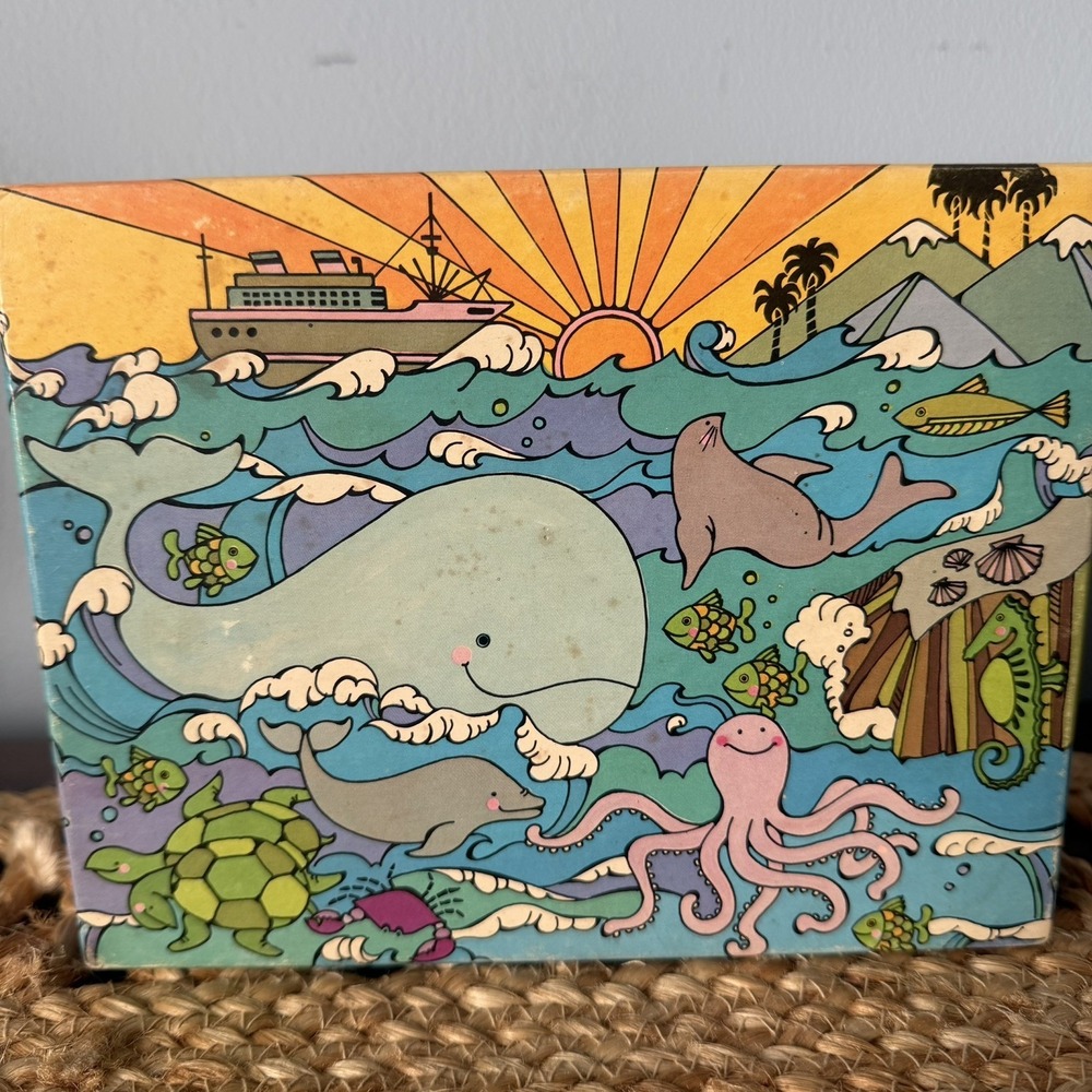American Greetings Corp. Vtg Puzzle The Sea 48 Sun Pieces Complete 1972